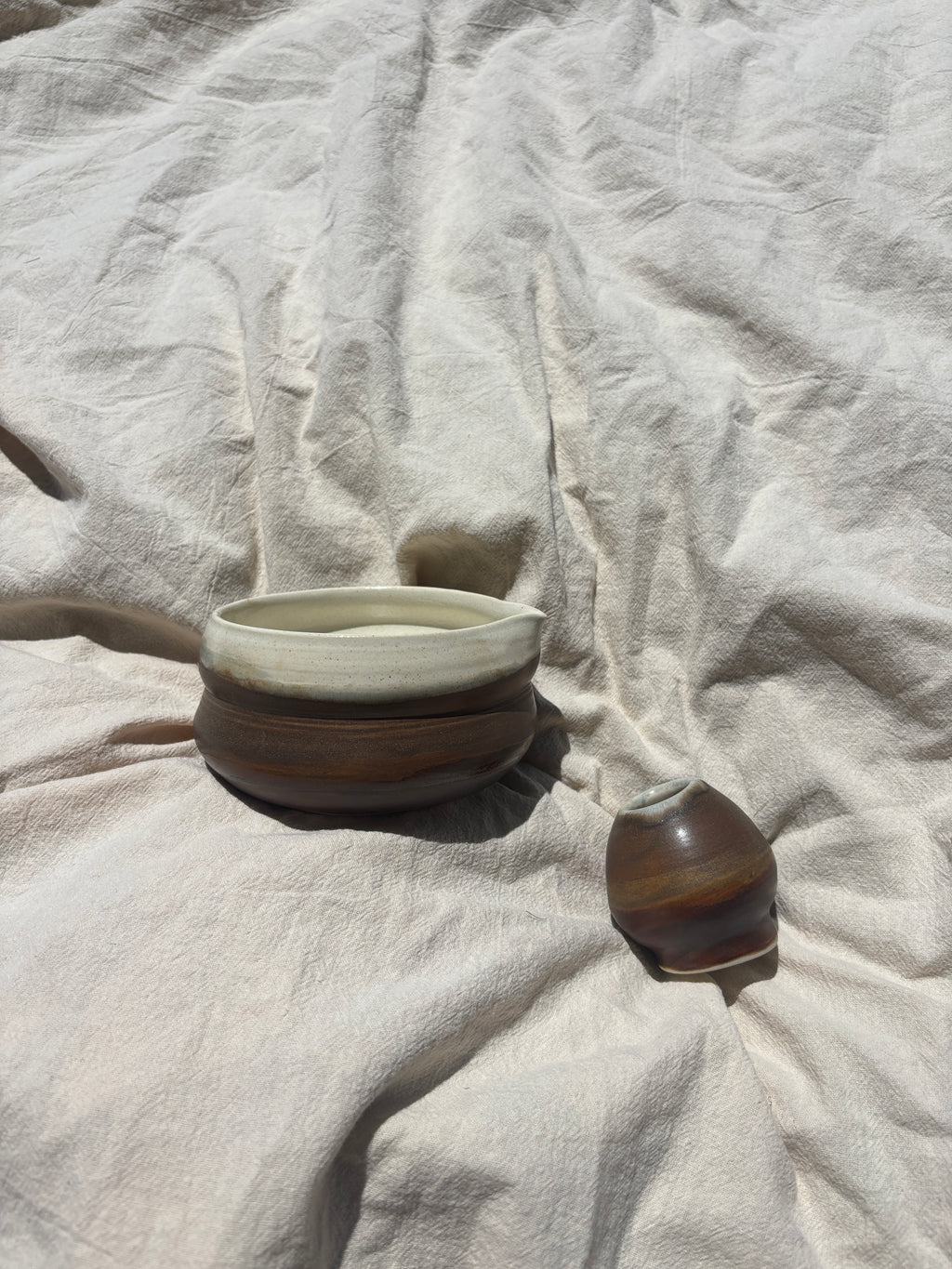 Milk & Oak Bubble-shaped Matcha Bowl Set