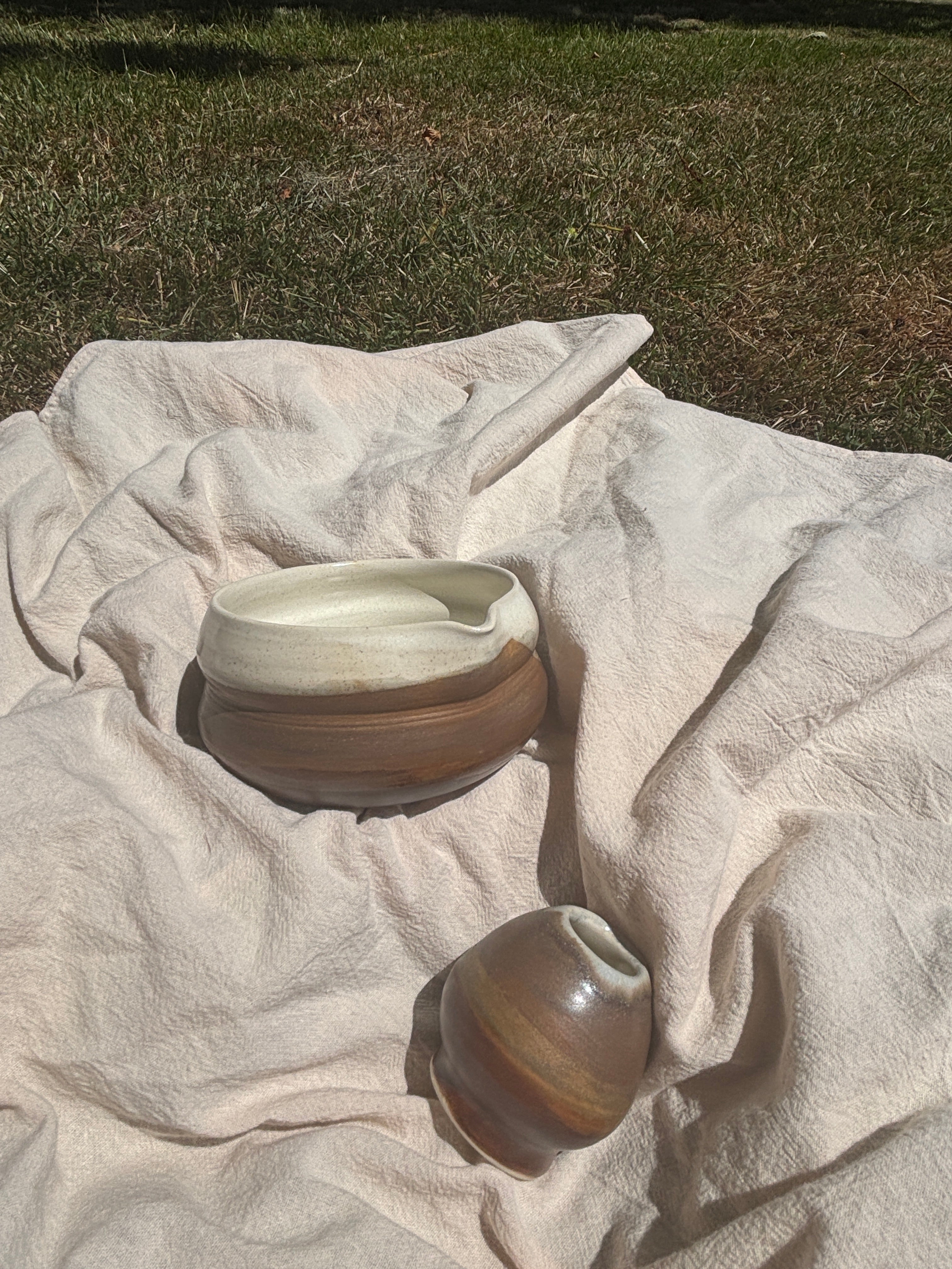 Milk & Oak Bubble-shaped Matcha Bowl Set