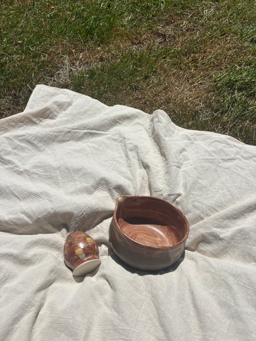 Chestnut Matcha Bowl Set