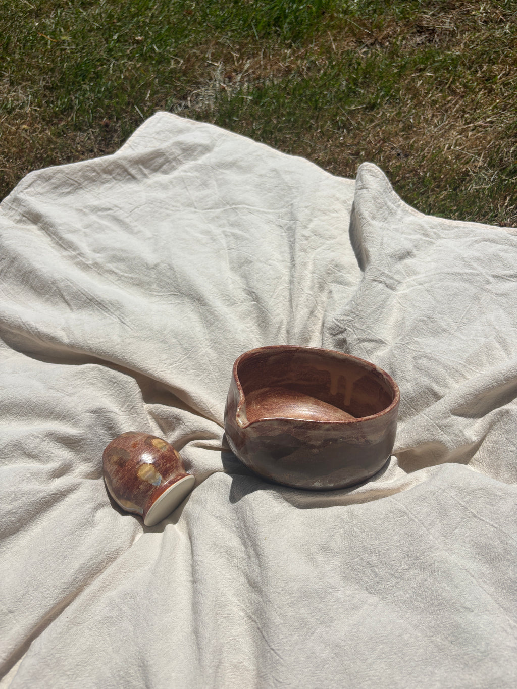 Chestnut Matcha Bowl Set