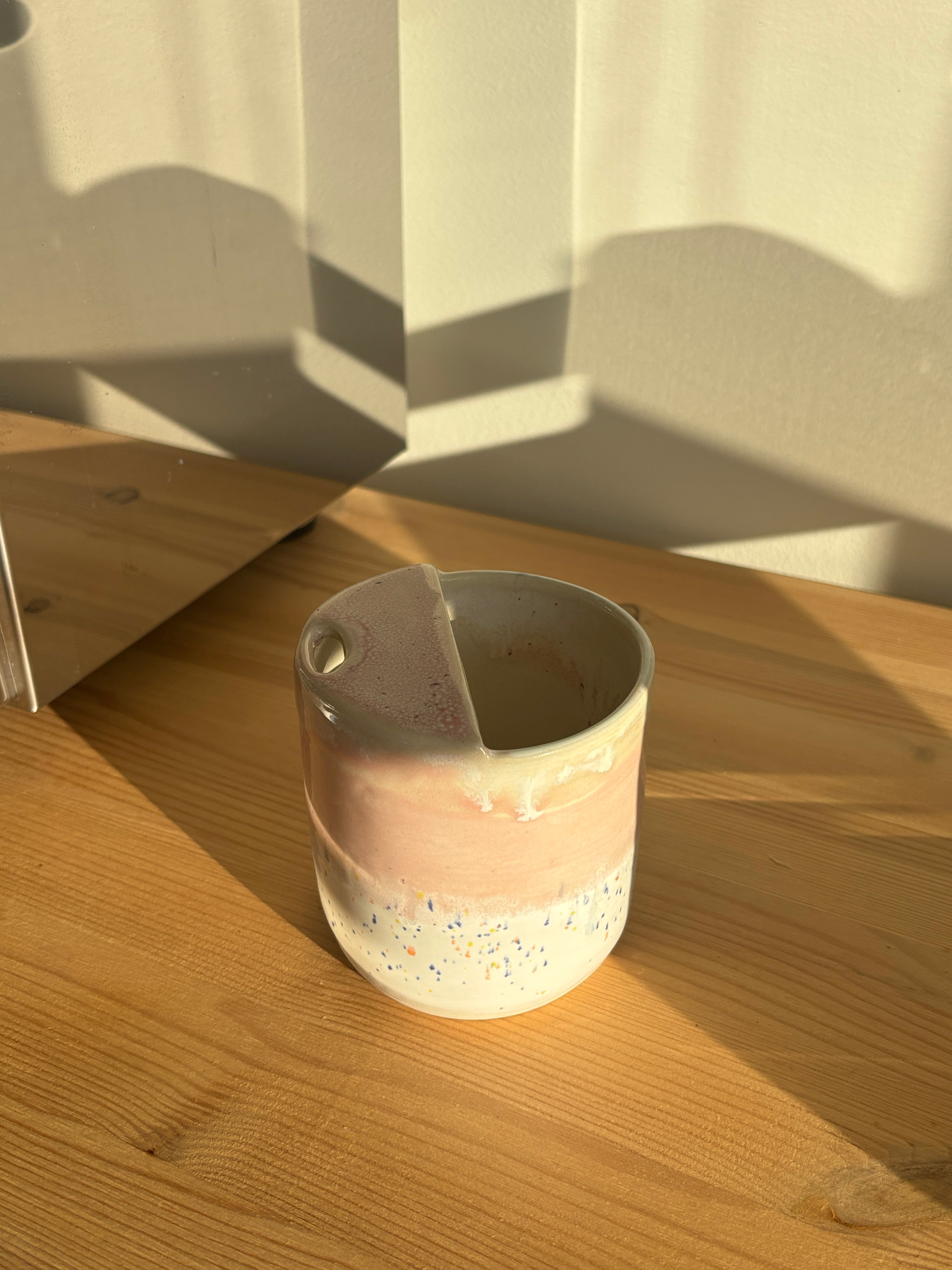Pink Flow Travel Mug
