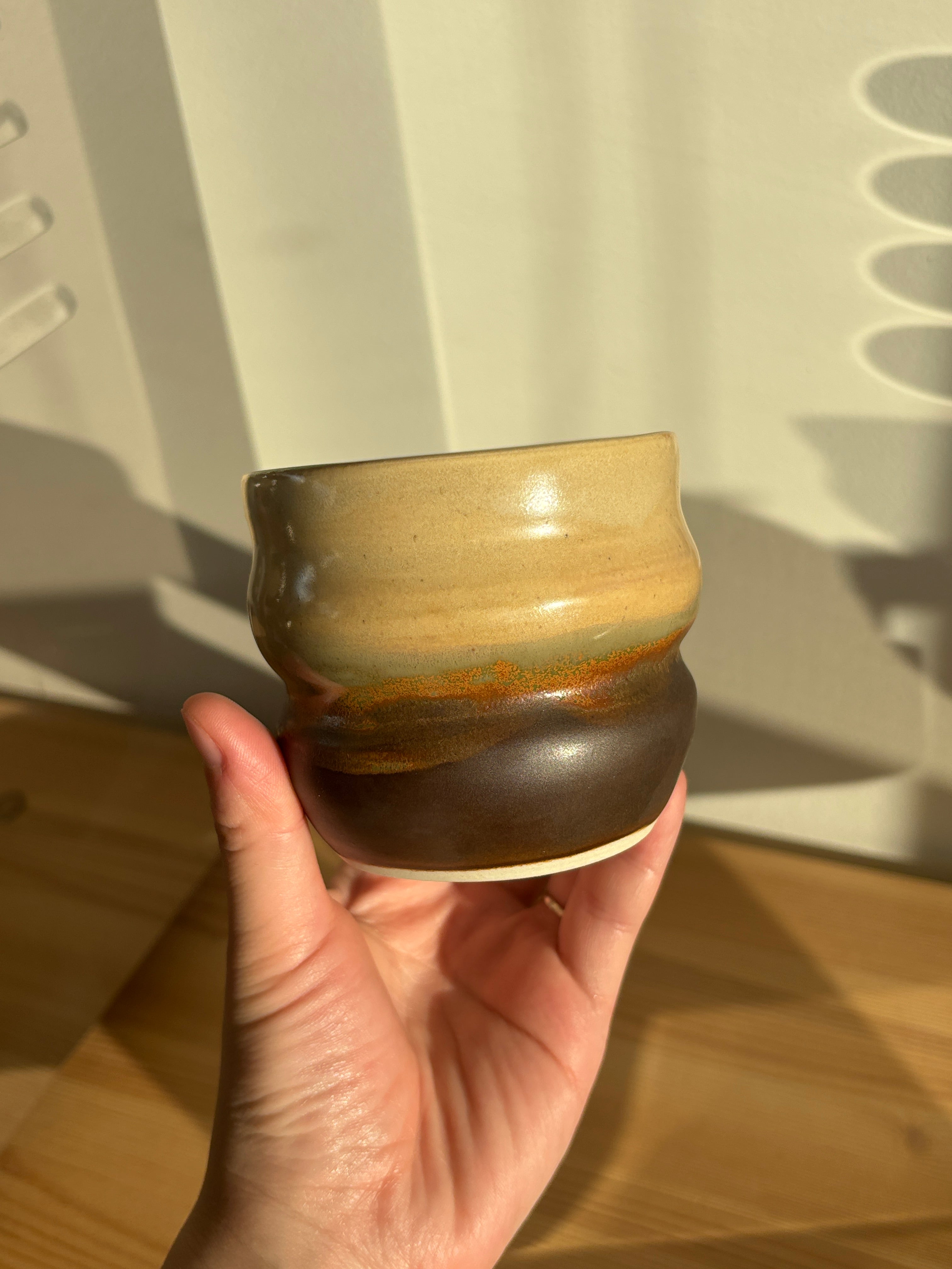 Earthtone Bubble-shaped Cup