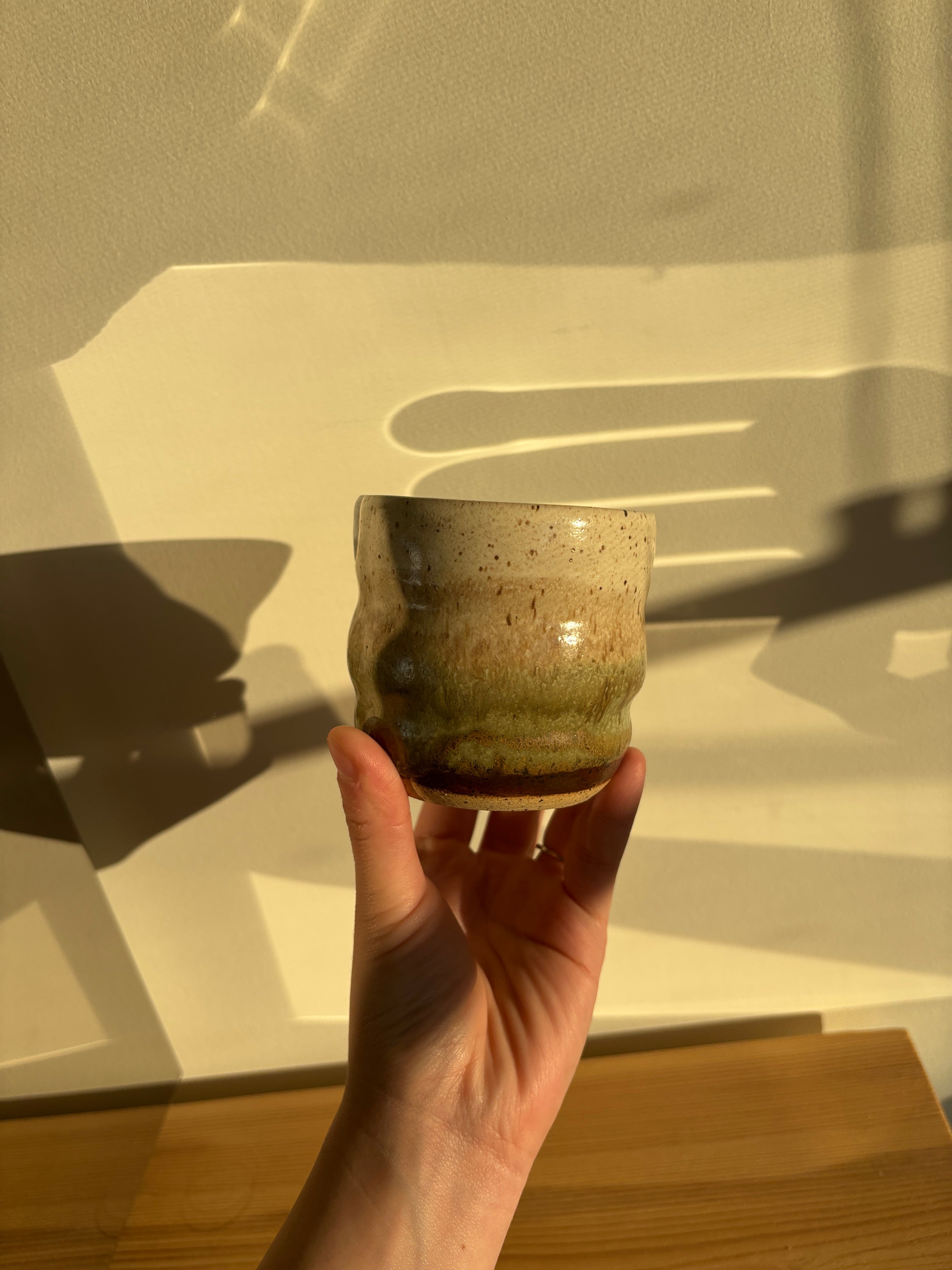 Earthtone Speckled Coffee Cup