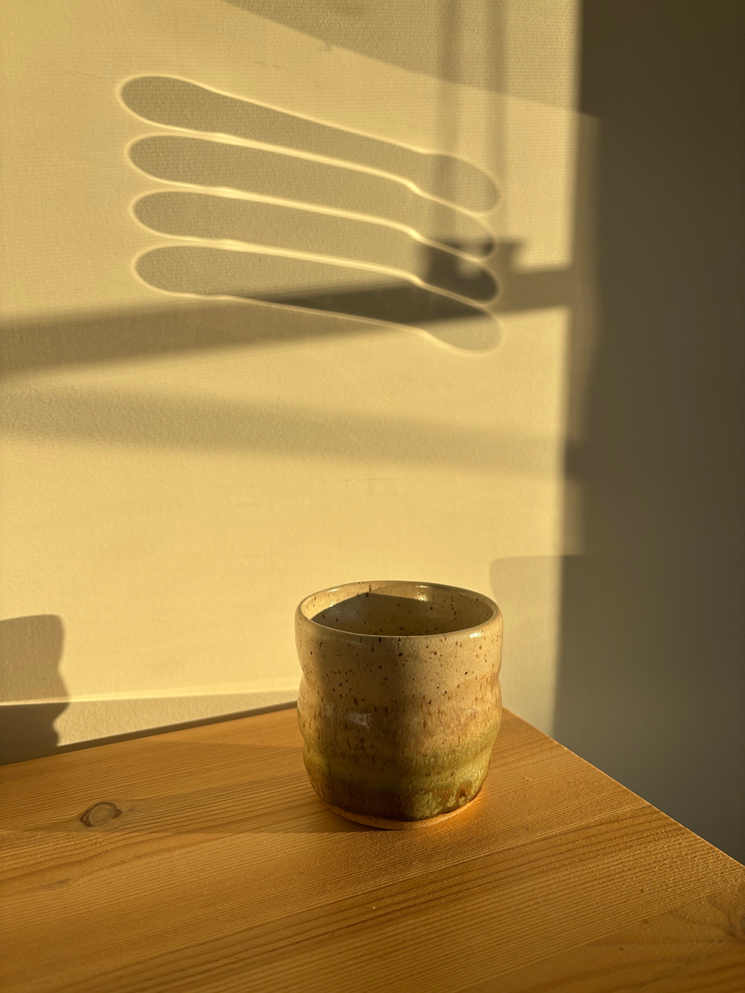 Earthtone Speckled Coffee Cup